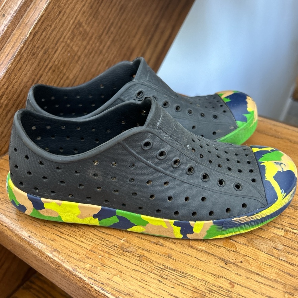 Native camo camouflage print sole boys
Kids shoes #camo #waterproof